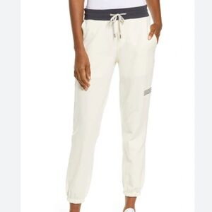 Vuori Cream and Black Track Pants